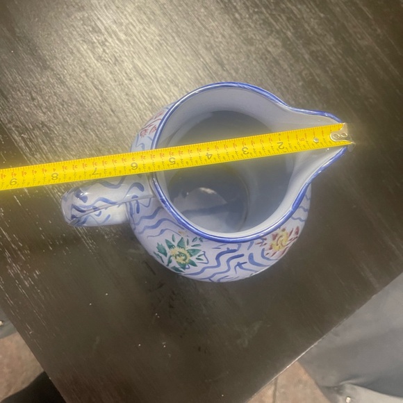 Tiffany & Co 1994 Vintage Alfama Pattern Ceramic Pitcher Limited Edition - Picture 7 of 7